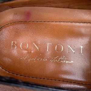 Distressed leather Italian shoes